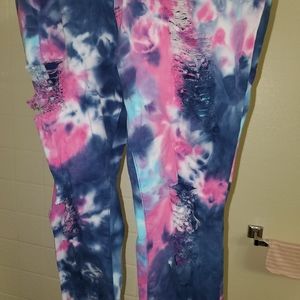 Tye dye jeans